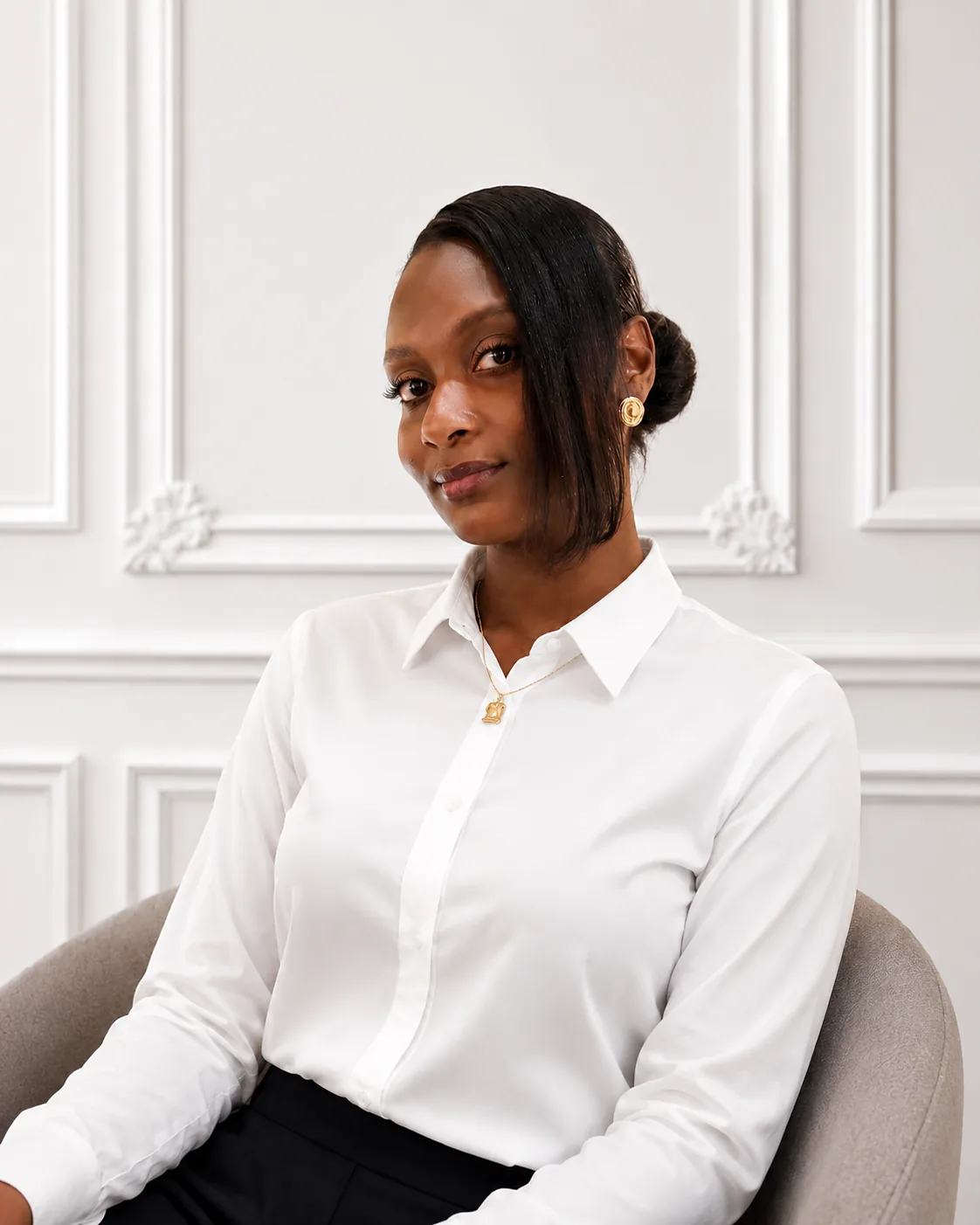 Portrait officiel de Kadidiatou BOUCAR BARKIRE, cofondatrice de TAIMAKAB FOR HUMANITY